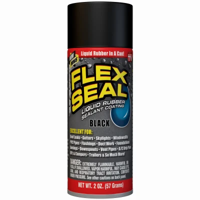 FLEX SEAL Mini Rubber Sealant Coating, Black, 2-oz.