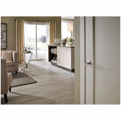 Latitude Passage Door Lever Handleset in Satin Nickel Finish