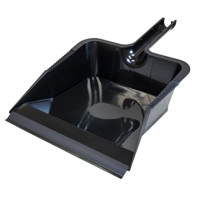 Dustpan, Black Plastic