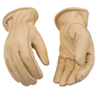 Full Grain Cowhide Work Gloves, Tan, Men's Xxl - Model 98-xxl