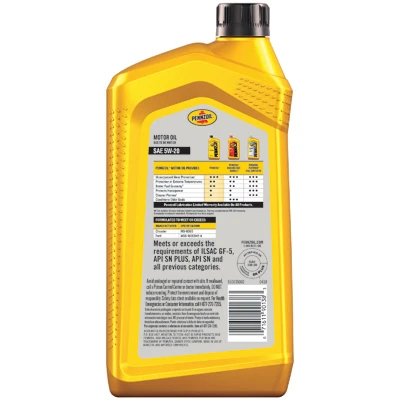 Motor Oil, 5W20, 1 Qt.