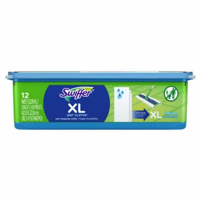 Wet Cloth Refills, XL, Gain Scent, 12-Ct.