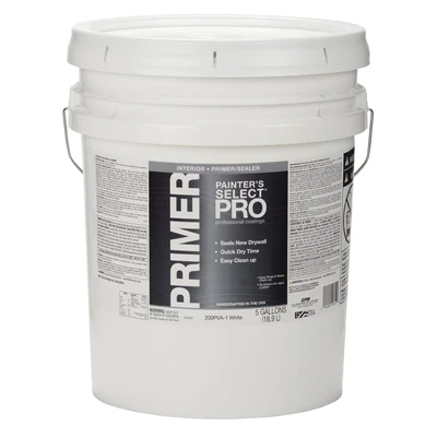 Pro Drywall Primer, White, 5 Gallons