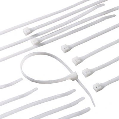 Cable Tie, Nylon, White, 11-In., 300-Pk.