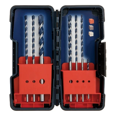 BOSCH Blue Granite Hammer Drill Masonry Bits, 7-Pc.