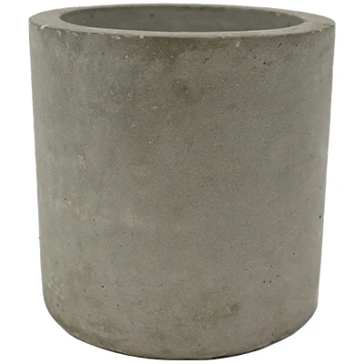 Cylinder Fiber Cement Planter, 4 Inch by 4 Inch