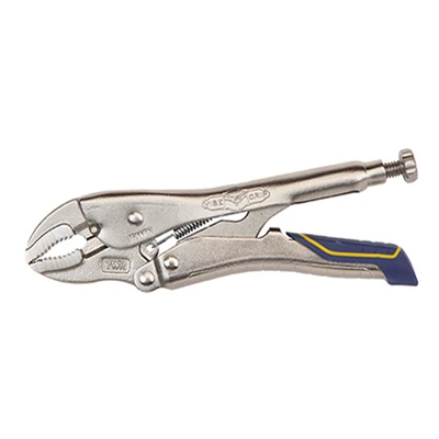 Vise-Grip Locking Pliers With Cutter, Curved Jaw, 7 In.