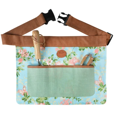 Garden Tool Belt, Canvas, Rose Print