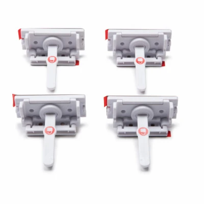 Adhesive Cabinet Latch, 4-Pk.