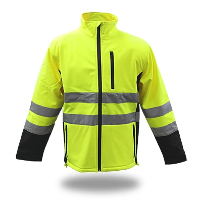 Waterproof Jacket, Hi-Vis Yellow, M