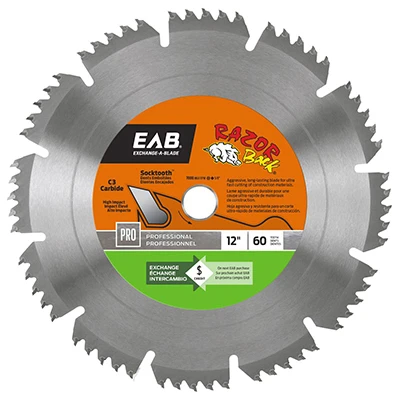 Saw Blade, Razor Back, 60-Tooth x 12-In.