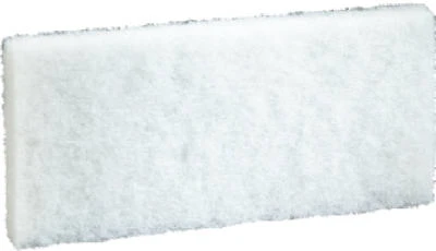 White Cleaning Pad, 4 and 5 Eighths Inches by 10 Inches