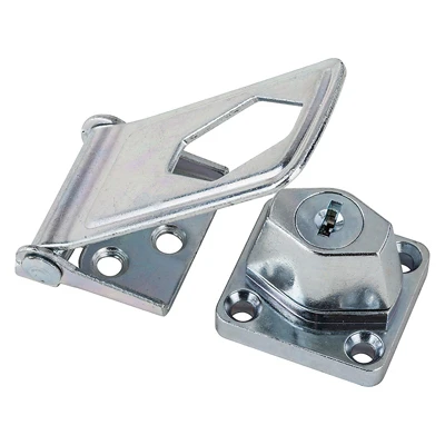 Key Locking Hasp, Zinc, 3-1/2 In.