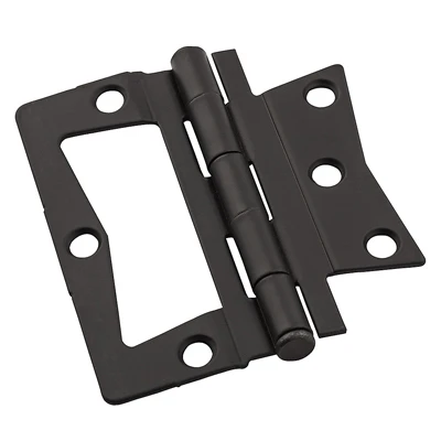 Surface-Mounted Hinge, Non-Mortise, Oil-Rubbed Bronze, 3-1/2 In.