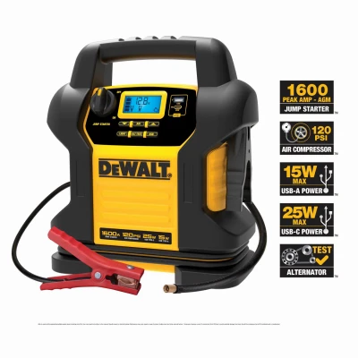 Jump Starter With Air Compressor, 120 PSI