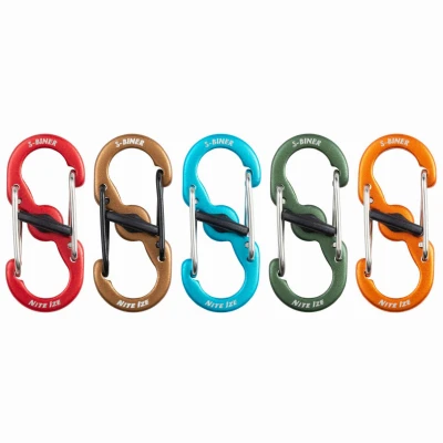 S-Biner MicroLock Aluminum, 5-Pk., Assorted Colors