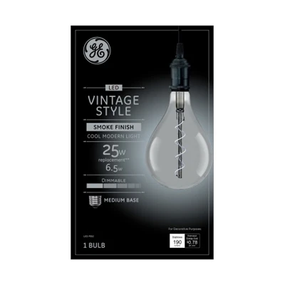 Led Modern Light Bulb Ps52 Smoke 190 Lumens 6.5 Watt Dimmable