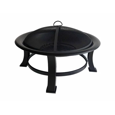 FS 30" BLK WD Fire Pit.