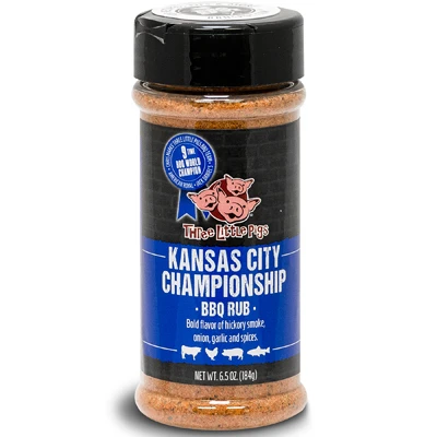 3 LITTLE PIGS Championship BBQ Rub, 6.5-oz.