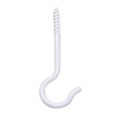 Green Thumb Ceiling Plant Hook, White, 2.6 x .7 In., 5-Pk Green Thumb Ceiling Plant Hook, White, 2.6 x .7 In., 5-Pk