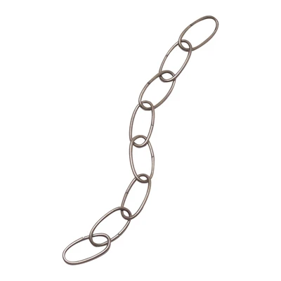 Hanging Plant Extender Chain in Antique Brass Finish, 36 Inches Long