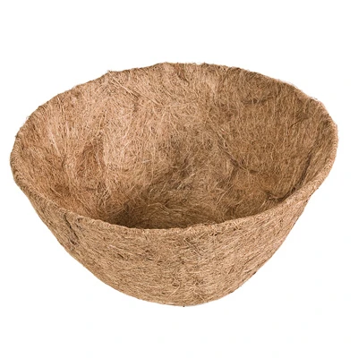 Plant Basket Liner, Coco Fiber, Round, 14-In.
