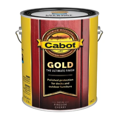 Gold Ultimate Exterior Wood Finish, Fireside Cherry, Low VOC, 1-Gallon