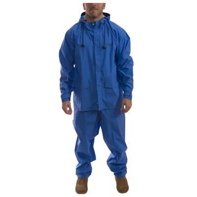 Storm-Champ Two-Piece Rainsuit in Small Size, PVC and Nylon Material