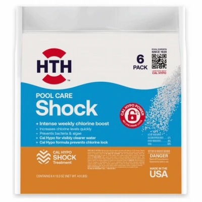 Pool Shock Treatment, 13.3 oz., 6-Pk.