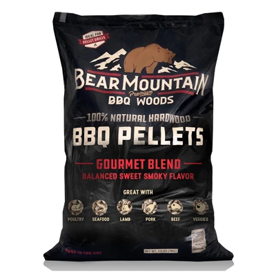 BBQ Hardwood Pellets, Gourmet, 20 Lb.