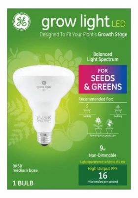 9W LED BR30 SEED/GREEN GROW LGT