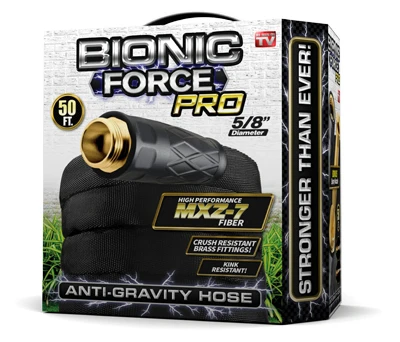 Bionic Force Pro Hose With Brass Fittings, 5/8-In. x 50-Ft.