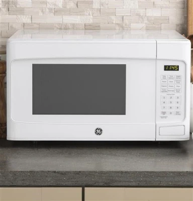 White Microwave Oven 1.1 Cubic Feet Capacity 950 Watt Power