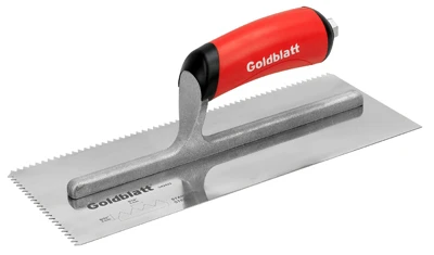 V Notch Trowel, 3/16 x 5/32 In.