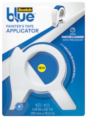 Blue Painter's Tape Applicator + 20 Yards of Tape