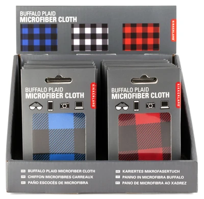 Microfiber Cleaning Cloth, Buffalo Plaid