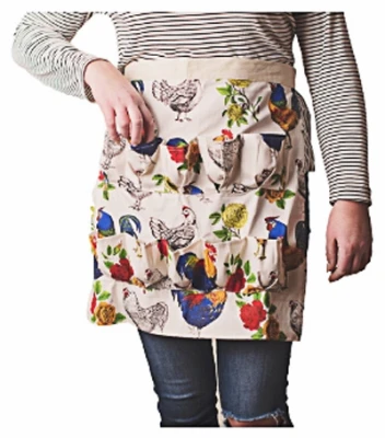 Rooster Egg Half Apron