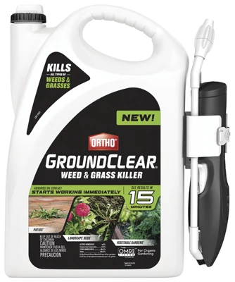 GroundClear Weed & Grass Killer, Ready-to-Use Wand, 1-Gallon