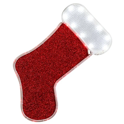 18-Inch Red Stocking LED Christmas Window Decoration Tape Light