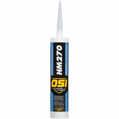 HM270 Construction Silicone Sealant, Clear, 10-oz.