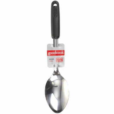 Chrome Stainless Steel Basting Spoon for Cooking and Serving