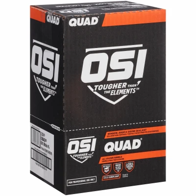 Quad Window Door and Siding Sealant Gray 10 Ounce Tube Model 505