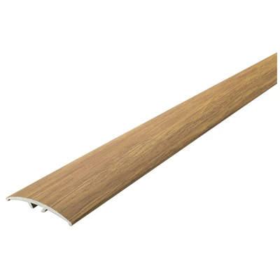 Multifloor Transition, Oak Finish Aluminum, Hidden Fasteners, 1-9/16 x 72 In.