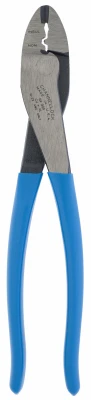 Crimping Tool With Cutter, 9.5-In.