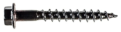 Outdoor Accents Connector Screws, #10 x 1-1/2 In., Black, 50-Pk.