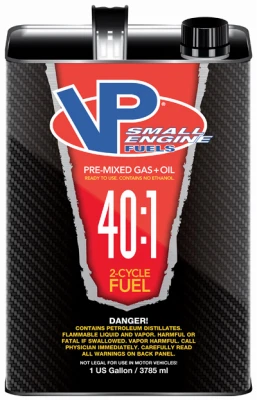 Small Engine Fuel, Premix 40:1, 2-Cycle, 1 Gallon
