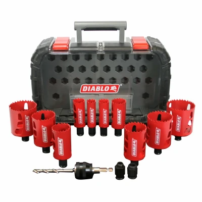DIABLO 14 pc General Purpose Bi-Metal Hole Saw Set