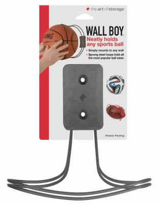 Wall Boy Sports Ball Holder For Basketballs, Soccer Balls & Footballs - Model Uh4000