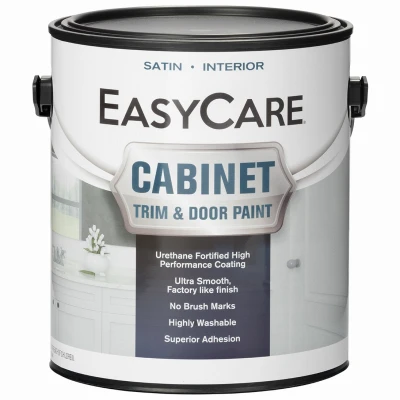 Cabinet Door & Trim Paint, Satin Deep Base, Acrylic Polyurethane, Gallon