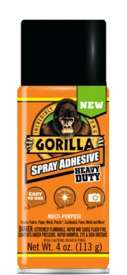 Spray Adhesive, Heavy-Duty, 4-oz.